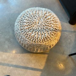 Pouf Wool Ottoman 