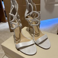 Women’s White Heels 