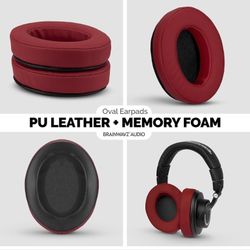 Audio Technica BurgundyEar pads Only
