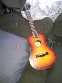 Guitar With Pick