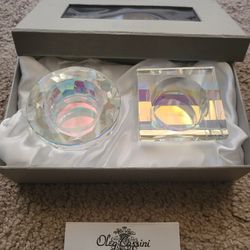 Oleg Cassini Crystal Votive