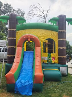 Tropical bounce house for sale