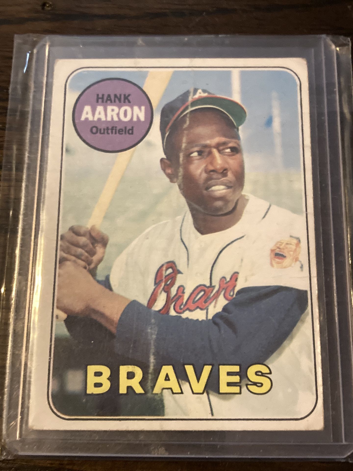 1969 Topps #100 Hank Aaron Sports Card