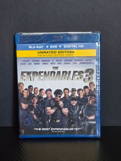 The Expendables 3 (Unrated Edition Blu-ray + DVD) Brand New, Sealed!