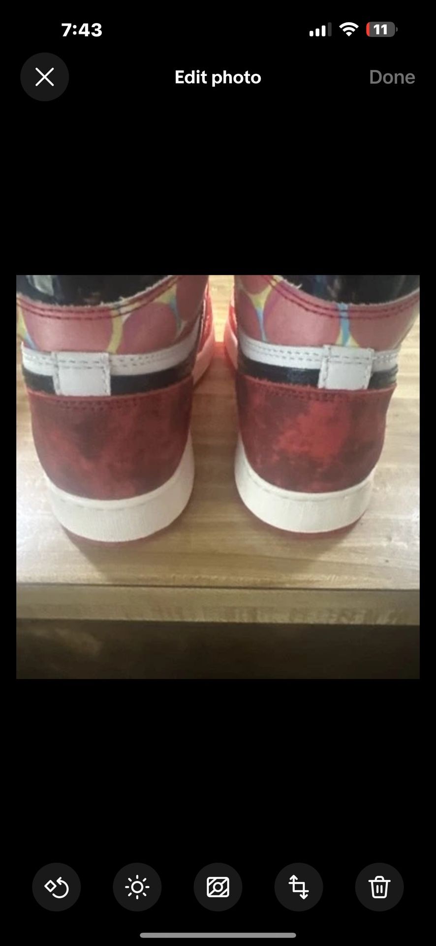 Size 5y Jordan 1 Across The Spider-Verse