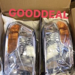 #41 Fits 09-18 Ram 1500 10-18 Ram 2500/3500 Headlights Pair Replacement Left + right Head Light