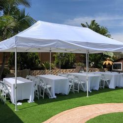 Tables, Chairs & Canopy’s/ Mesas Cillas Y Carpas 