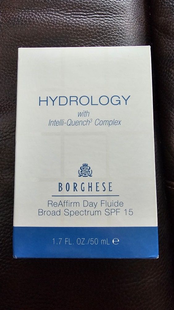 Borghese Hydrology Face Creme, SPF 15, With Pump