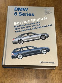 BMW Bentley Service Manual 528,535,550 5Series From 2004-2010