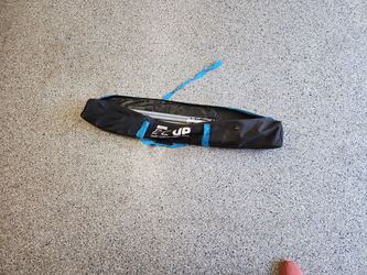 EZ Up dust control poles excellent condition  x 2 available 12' poles