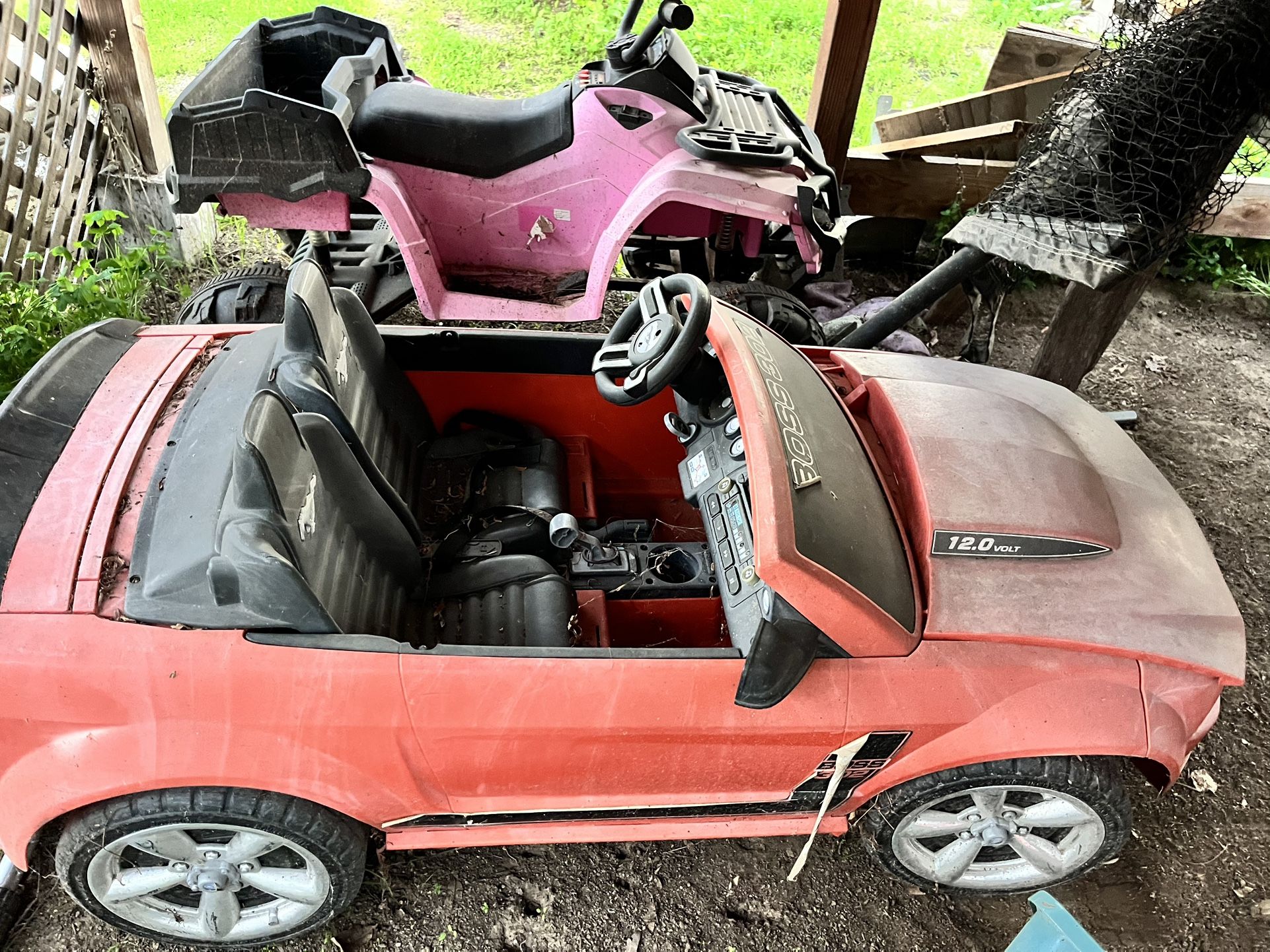 Old Ride On Toys That Are Not Running.