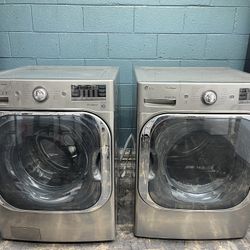 LG MEGA CAPACITY WASHER AND DRYER 
