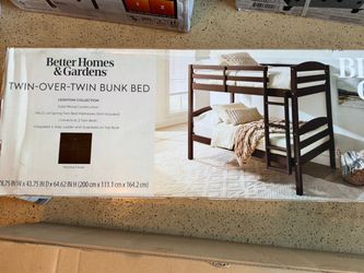 Better Homes & Gardens Twin-over-Twin Bunk Bed