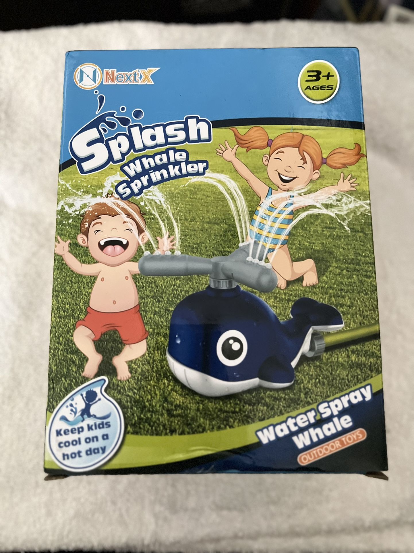 Whale Water Sprinkler Sprayer Toy New 