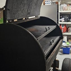 Grill With Fire Box