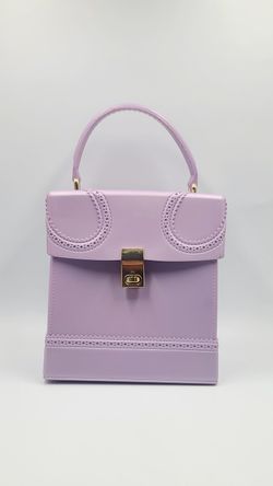 Cute Lavender Crossbody Bag Bucket Bag