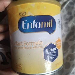 Enfamil milk  cans available Hit Me Up 20  Bucks Each