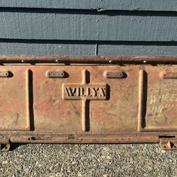 Willys 4x4 Tailgate With hinges