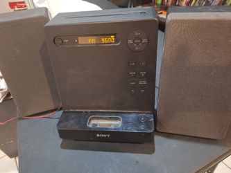 Sony BOOKSHELF Cd/mp3/radio Player.