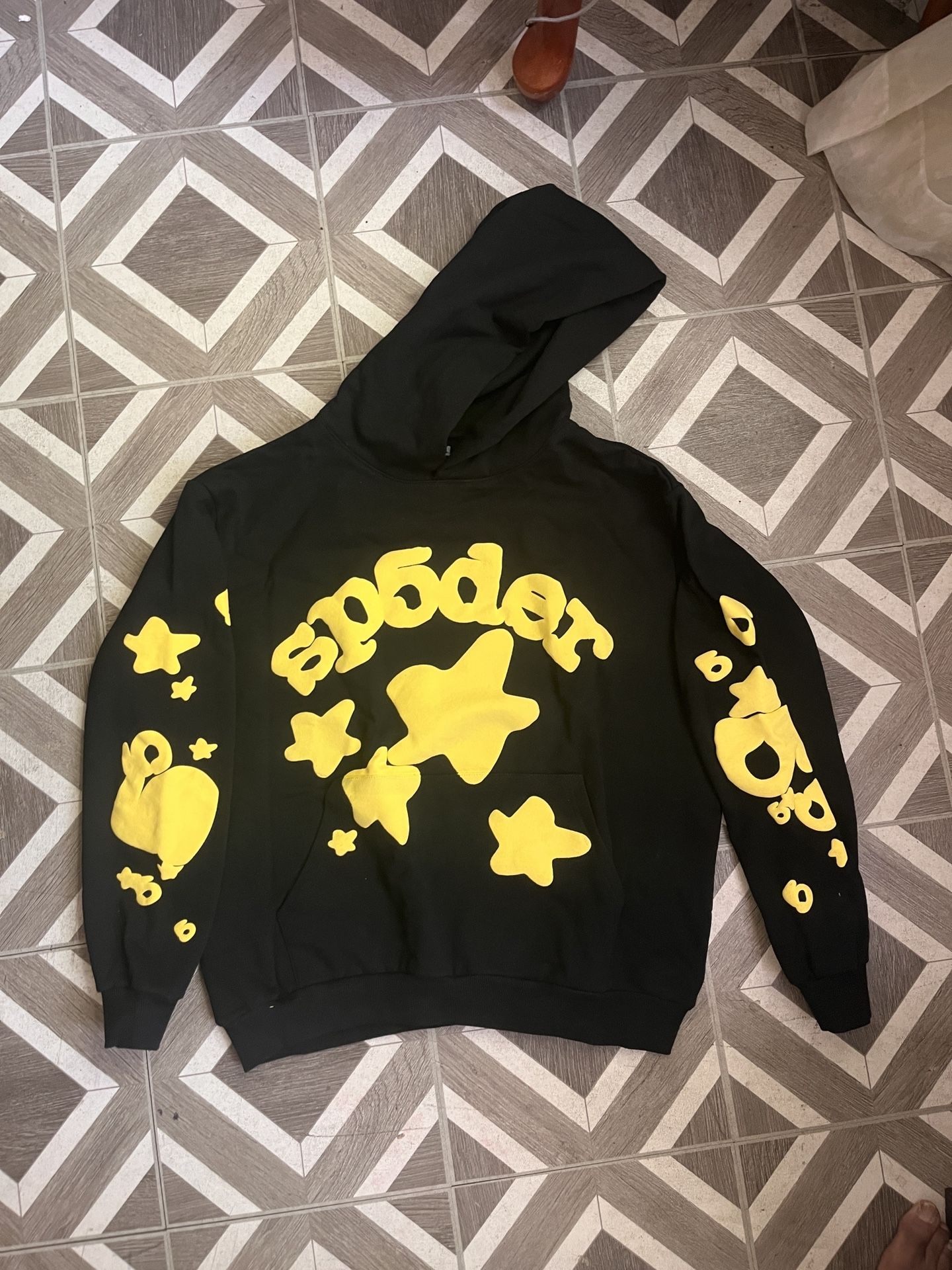 Spider Worldwide Hoodie “Black & Yellow”