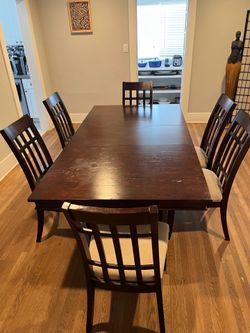 Dinning table and chairs