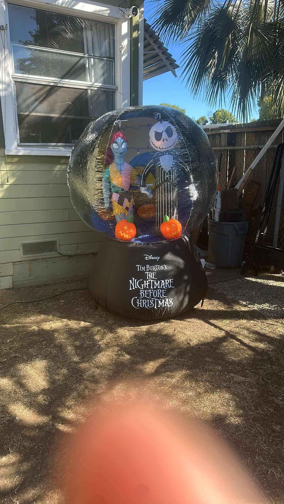 Jack And Sally Snowglobe