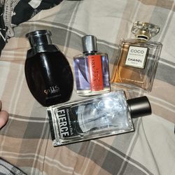 Various Colognes And Coco Chanel Women's Perfume