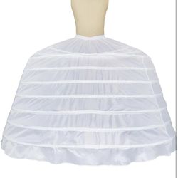 Hoop Skirt Petticoat For Quince Dress