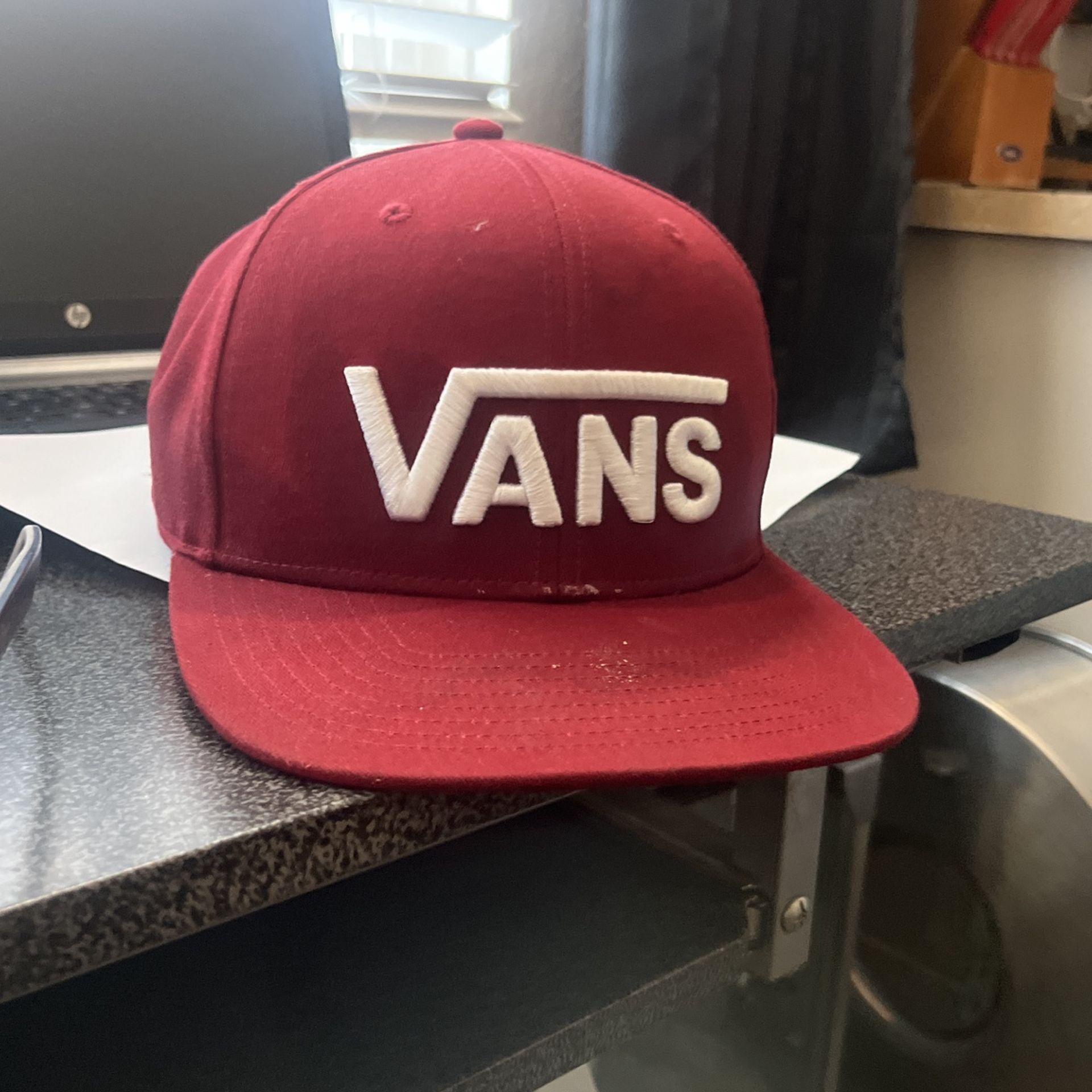 Vans Hat Maroon & Black Available
