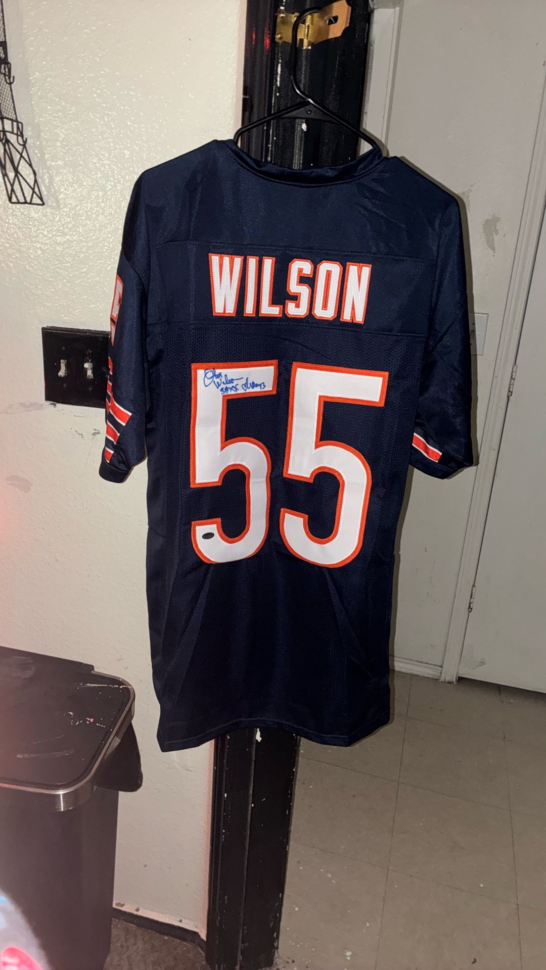 Autographed Otis Wilson Jersey Chicago Bears