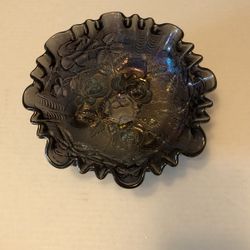 Imperial Rose Carnival Glass Bowl