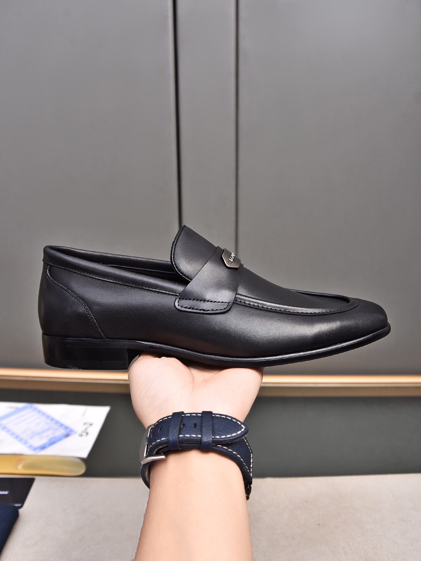 Dolce Gabbana Men’s Leather Shoes With Box New