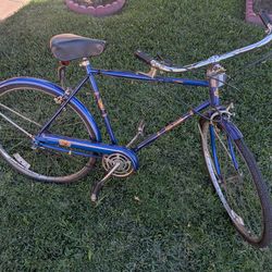 Vintage Sears Free Spirit Step-Through Cruiser Bike – Blue