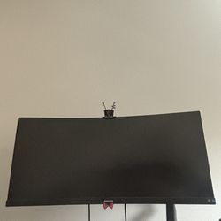 philips wide monitor + arm