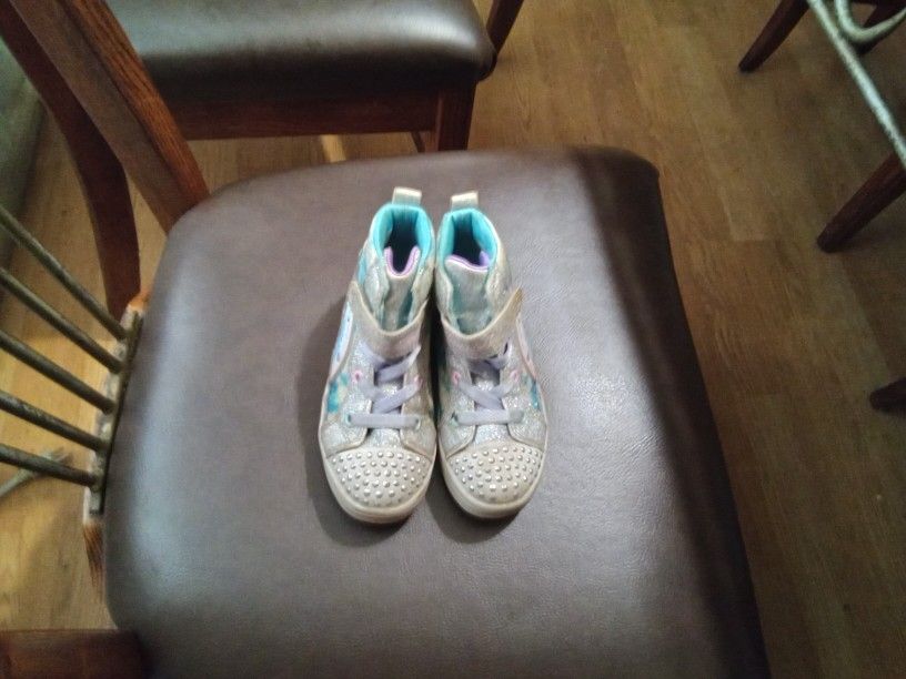 Twinkle Toes Light Up Toddlers Girls Sneakers Size 10