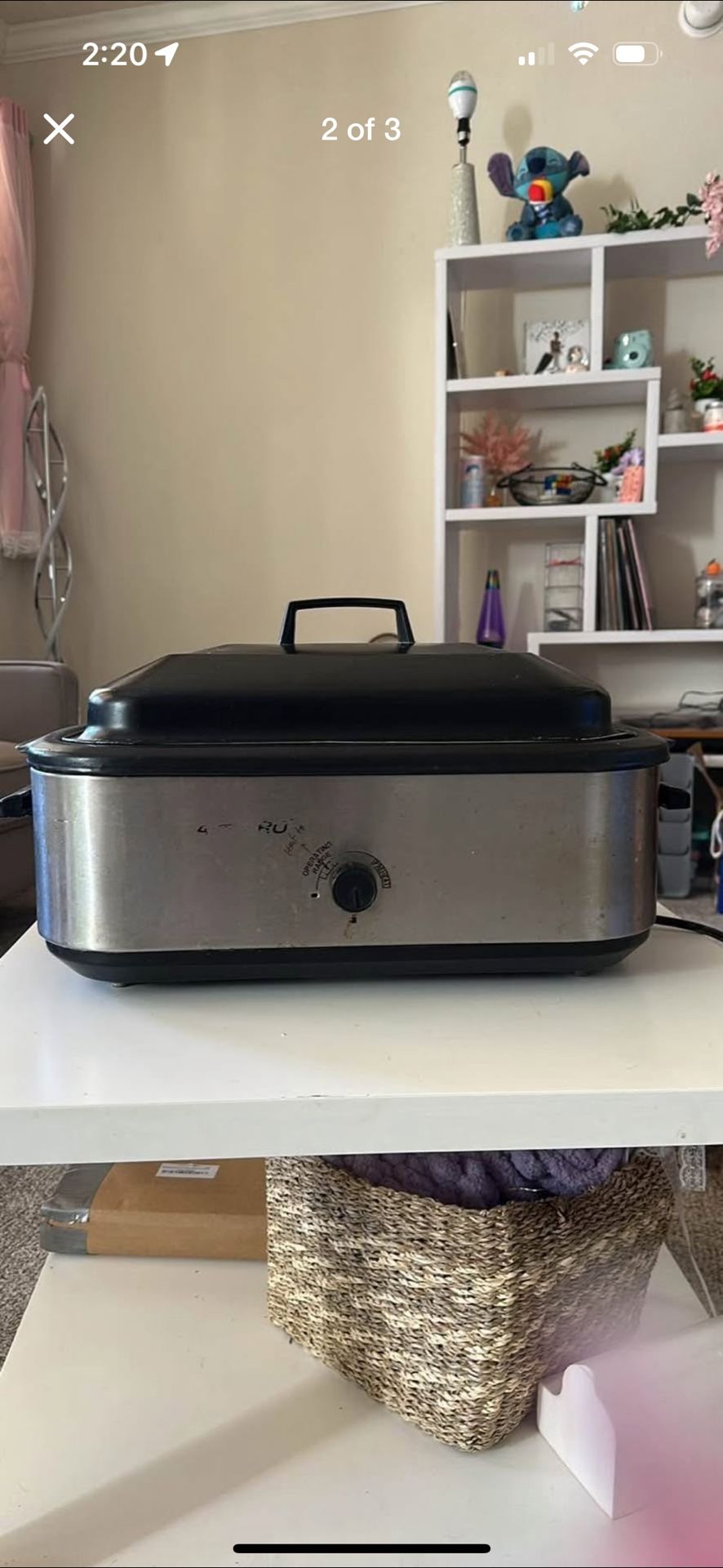 Hot stone warmer