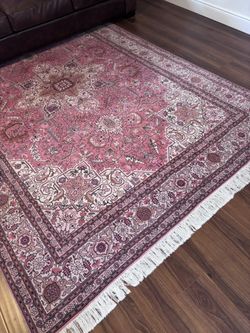 Rich Red Persian Rug 80x119 Inches
