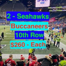 Seahawks Buccaneers Tickets