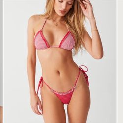 Frankies Bikinis Red Bikini 