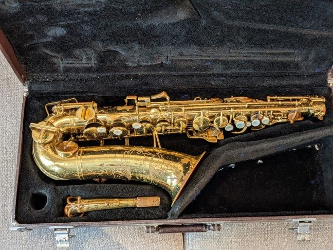 Buescher Aristocrat Script Engraved 140 (Big B) Alto Sax Saxophone