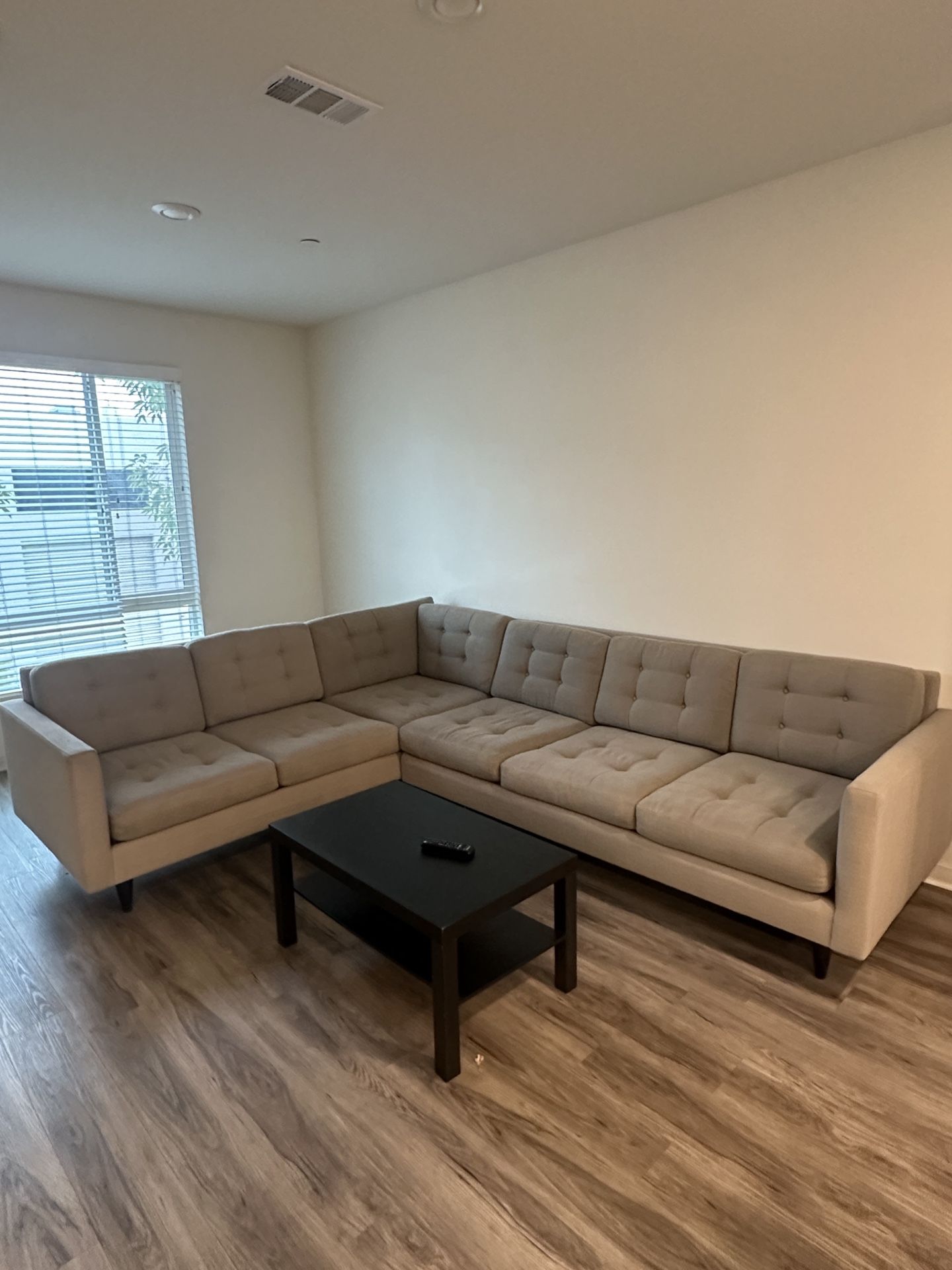 Large Gray Sectional Couch