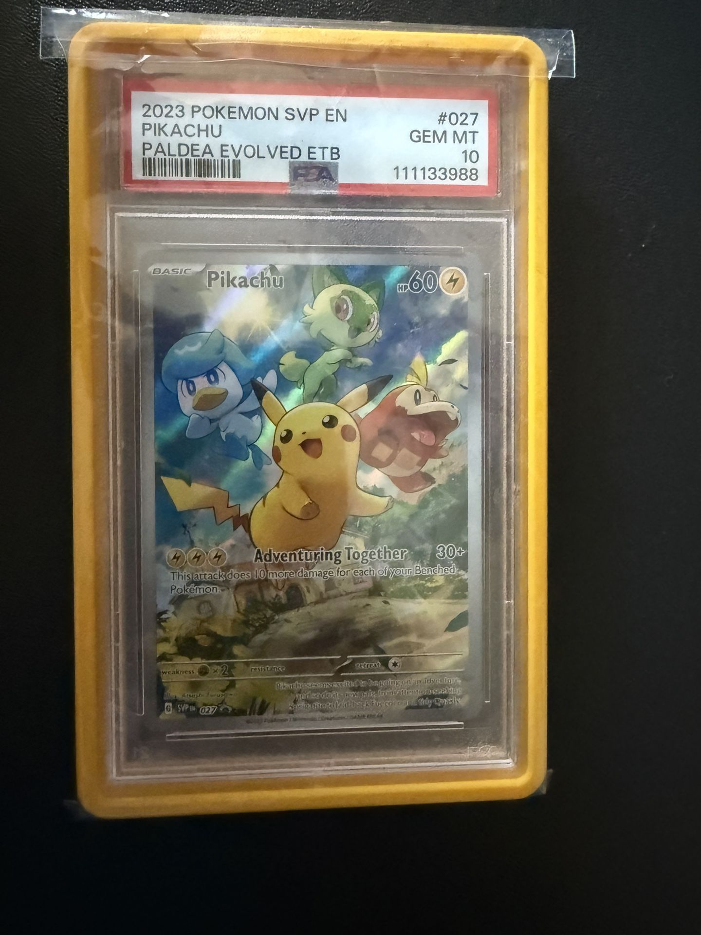 Pikachu Paldea Evolved 