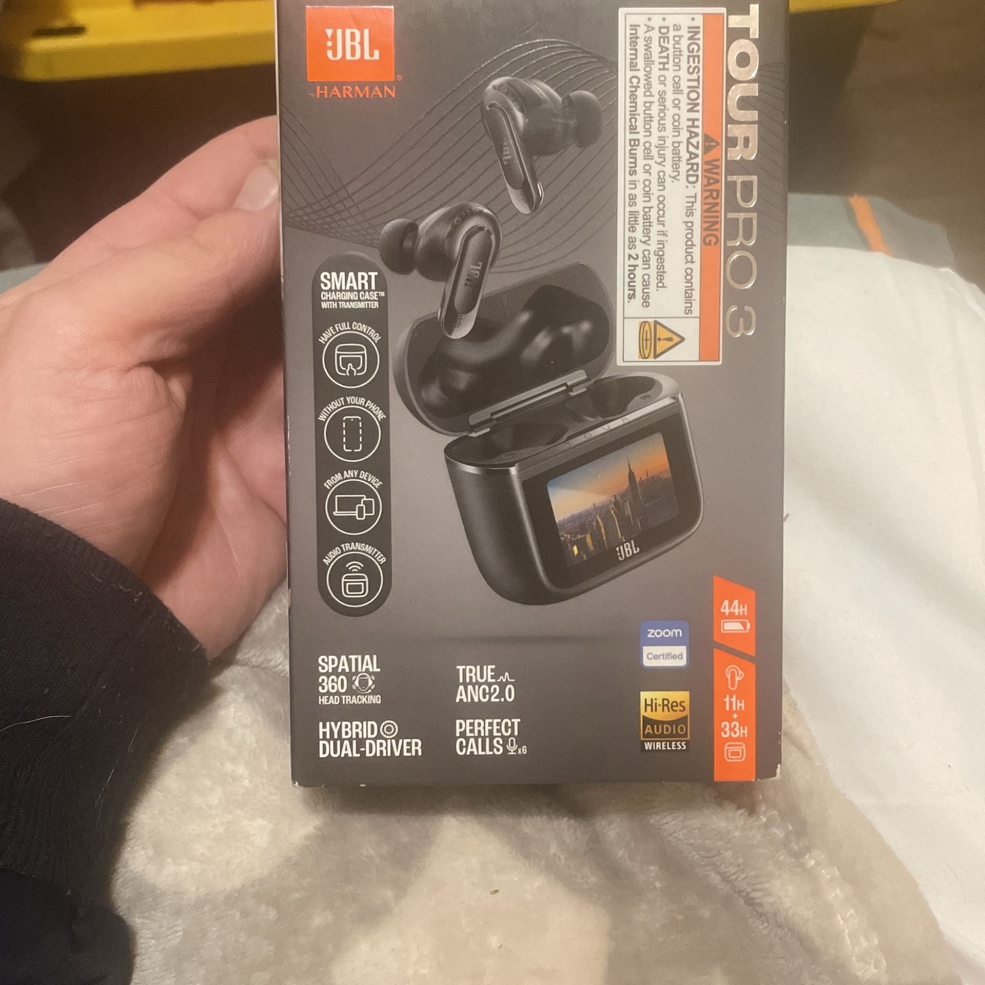 JBL Tour Pro 3 Wireless Earbuds