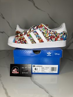 Adidas x Disney Youth Superstar J - Mickey and Friends Size 6.5Y