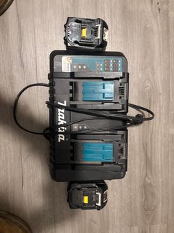 Cargador y pilas makita