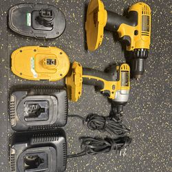 Dewalt Drill and Impact Driver Kit
