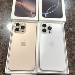 Apple iphone 16 pro max 256 gb factory unlocked like new 