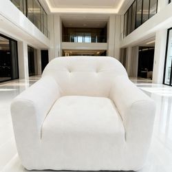 Comfy Accent Chair Single Sofa Chair with Armrest for Living Room, Reception Room