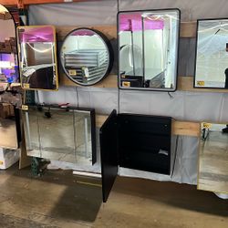 New Starting At $90 Medicine Cabinet With Led  Mirror!! 