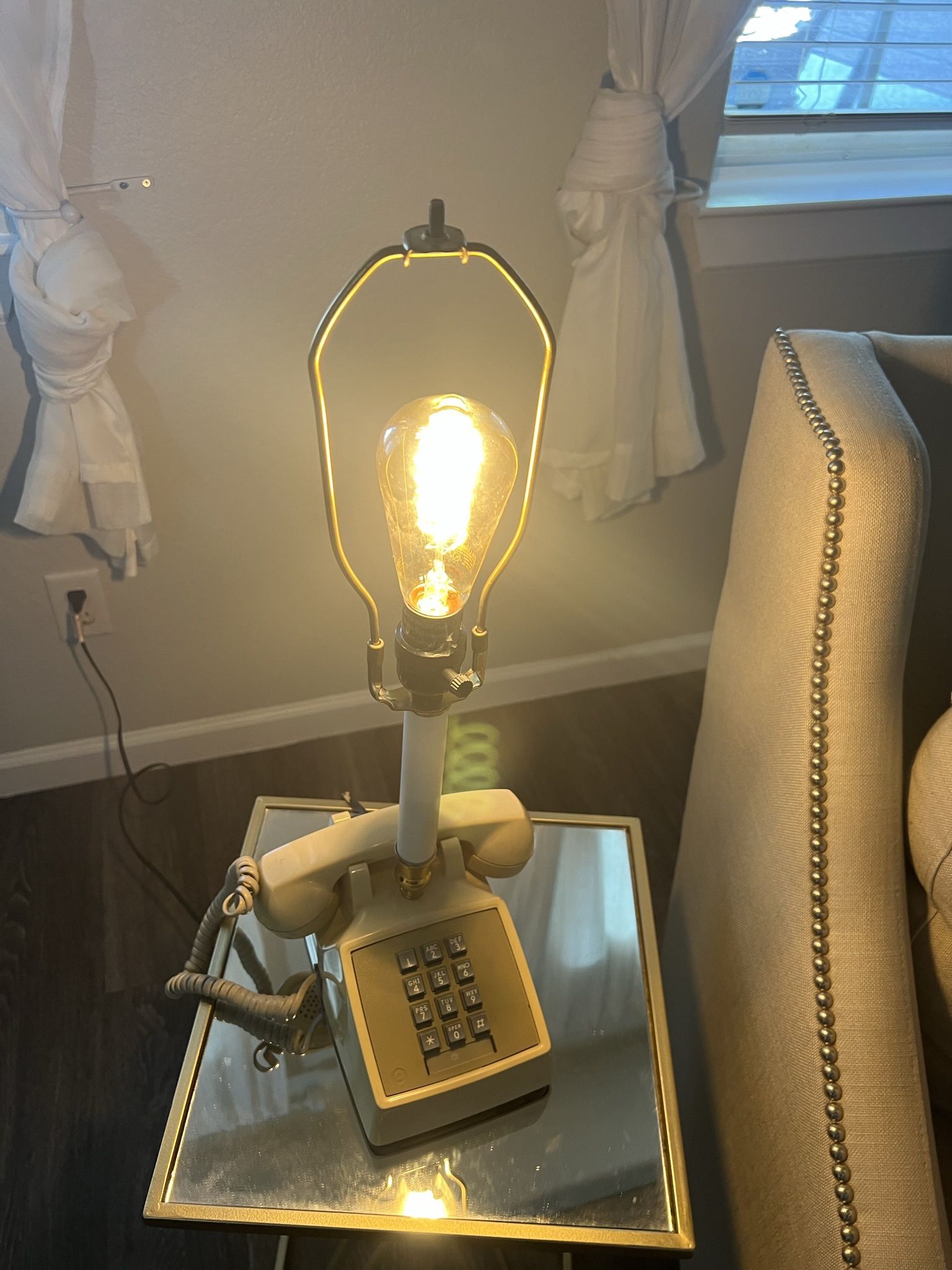 REDUCED Vintage Phone Lamp